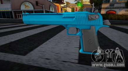 Blue Desert Eagle for GTA San Andreas