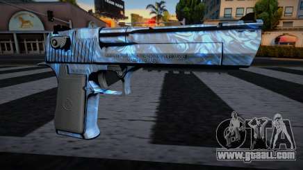 Blue Gun Desert Eagle for GTA San Andreas