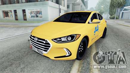 Hyundai Elentra 2017 Taxi Baghdad for GTA San Andreas