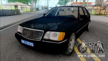 Mercedes-Benz W140 S600 (W221 Instrument Panel) for GTA San Andreas