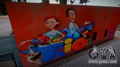 Rio Movie Mural for GTA San Andreas