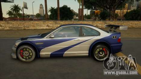 BMW M3 GTR (E46) from Need For Speed: Most Wante