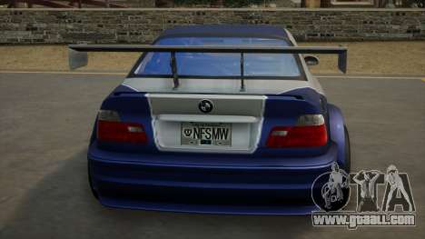 BMW M3 GTR (E46) from Need For Speed: Most Wante