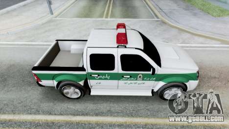 Isuzu D-Max Double Cab Police 2013 for GTA San Andreas