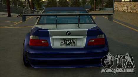 BMW M3 GTR (E46) from Need For Speed: Most Wante