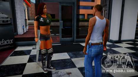 AJ Lee's Bodyguard for GTA San Andreas