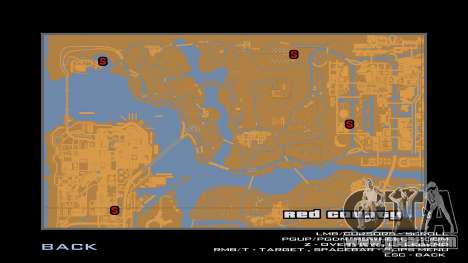 Map in the style of GTA III v2 for GTA San Andreas