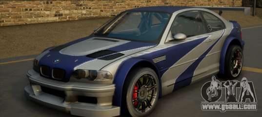 BMW M3 GTR (E46) from Need For Speed: Most Wante 1 for GTA San Andreas ...