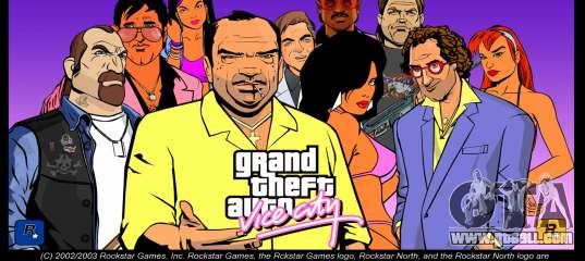 Loading screen in the style of GTA3 for GTA Vice City