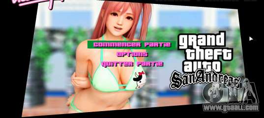 Honoka HD Menu for GTA Vice City