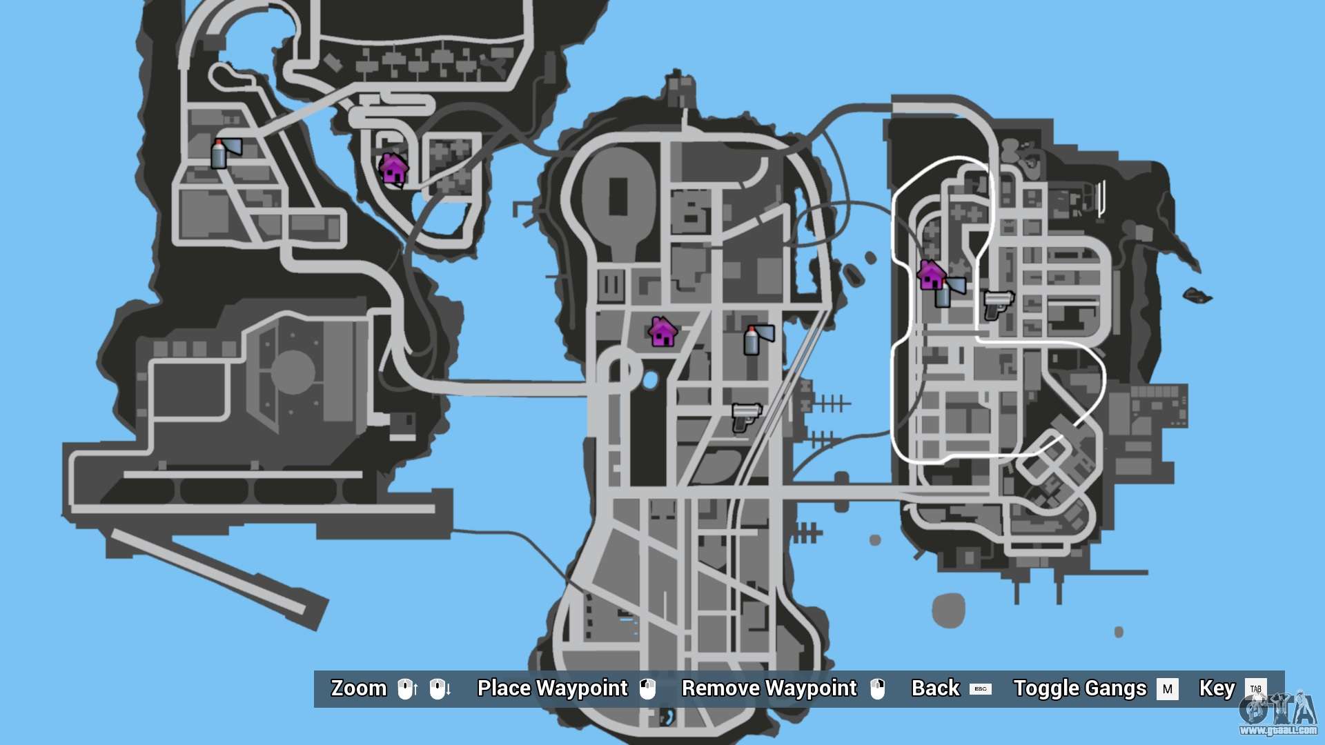 Classic Radar Map for GTA III Definitive Edition at Grand Theft Auto: The  Trilogy – The Definitive Edition Nexus - Mods and community