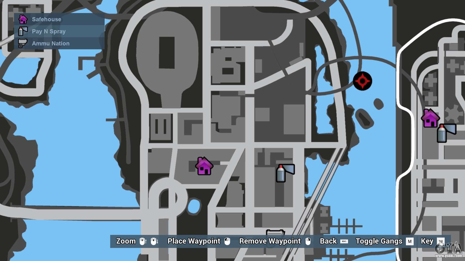 Download Radar, map and icons in the style of GTA 5 [GTA 3, VC, SA] for GTA  San Andreas: The Definitive Edition