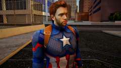 Captain America Carla's bodyguard for GTA San Andreas