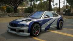 BMW M3 GTR (E46) from Need For Speed: Most Wanted for GTA San Andreas Definitive Edition