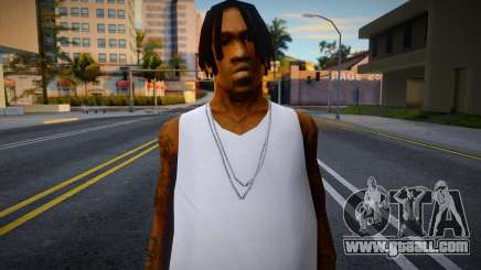 New Fam2 White T-SHirt for GTA San Andreas