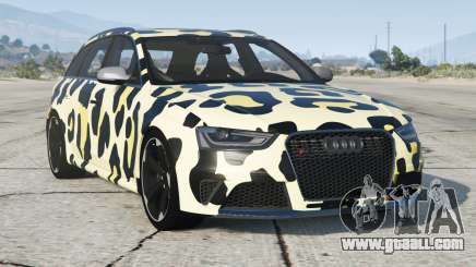 Audi RS 4 Avant Bleach White for GTA 5