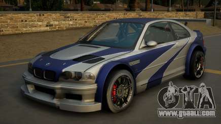 BMW M3 GTR (E46) from Need For Speed: Most Wante 1 for GTA San Andreas Definitive Edition