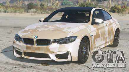 BMW M4 Coupe Pale Sandy Brown for GTA 5