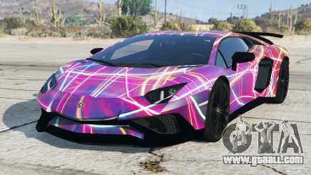 Lamborghini Aventador Orchid for GTA 5