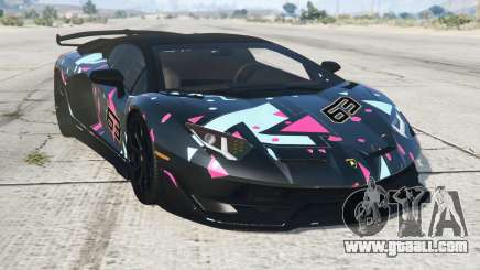 Lamborghini Aventador Dark Gunmetal for GTA 5