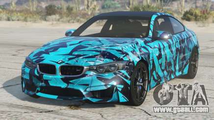 BMW M4 Coupe Robin Egg Blue for GTA 5