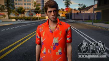 Scarface - Tony Montana Casual V2 Hawai Shirt 2 for GTA San Andreas