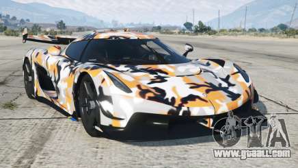 Koenigsegg Jesko Saffron Mango for GTA 5