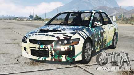 Mitsubishi Lancer Evolution IX Ecru White for GTA 5