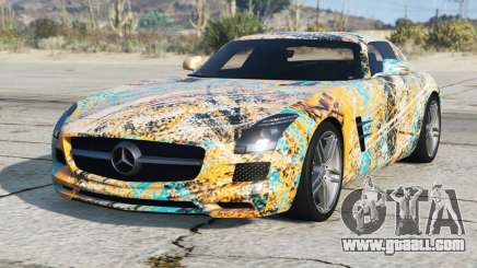 Mercedes-Benz SLS Golden Glow for GTA 5