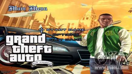 New Menu And Loading Screens for GTA San Andreas