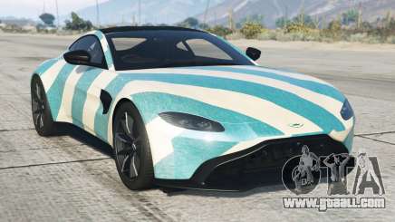 Aston Martin Vantage Tiffany Blue for GTA 5