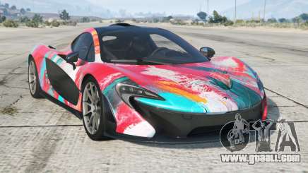 McLaren P1 Fiery Rose for GTA 5