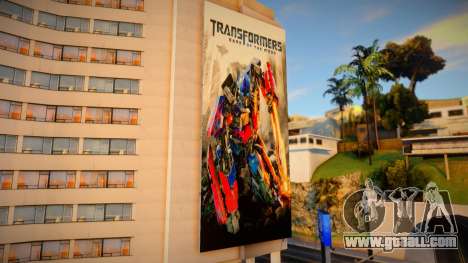 Transformers 3 Billboard for GTA San Andreas