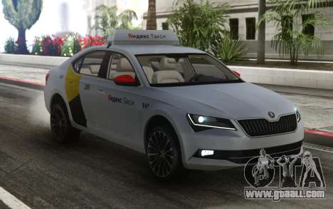 Skoda Superb Yandex Taxi for GTA San Andreas