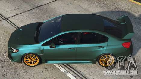 Subaru WRX Green Kelp