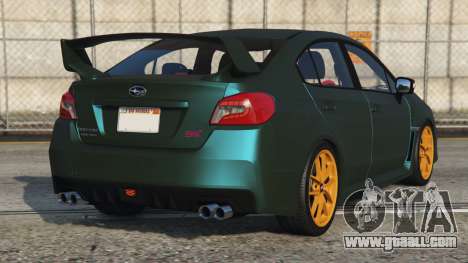 Subaru WRX Green Kelp