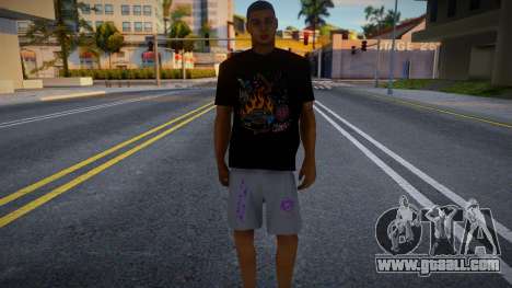 Man Black T-shirt for GTA San Andreas