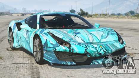 Ferrari 488 Pista Aqua