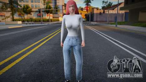 Young red-haired girl for GTA San Andreas