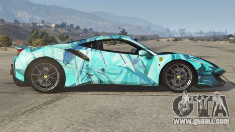 Ferrari 488 Pista Aqua