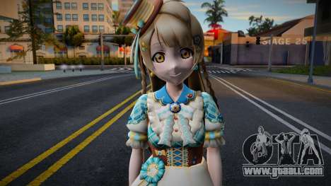 Kotori Love Live Recolor for GTA San Andreas