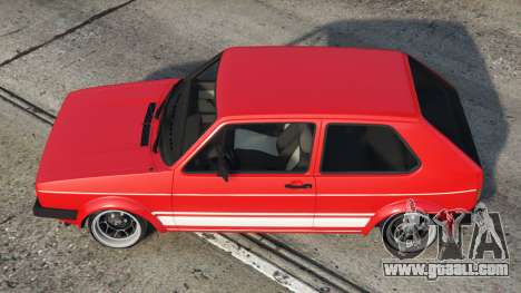 Volkswagen Golf  3-door Coral Red