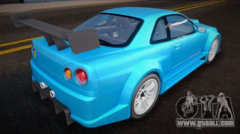 Nissan Skyline R34 Custom for GTA San Andreas