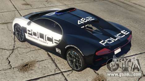 Bugatti Chiron Hot Pursuit Police