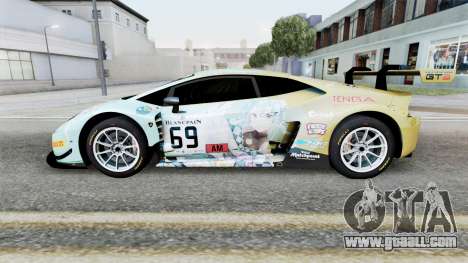 Lamborghini Huracan GT3 Powder Blue for GTA San Andreas