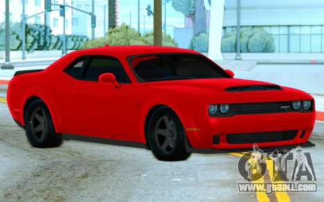 Dodge Challenger SRT Hellcat 2022 for GTA San Andreas