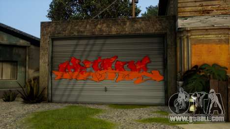 Grove CJ Garage Graffiti v1