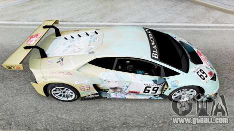 Lamborghini Huracan GT3 Powder Blue for GTA San Andreas