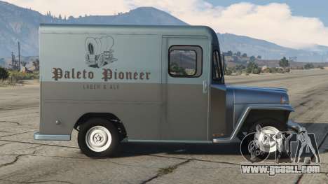 Willys Jeep Economy Delivery Truck Sonic Silver