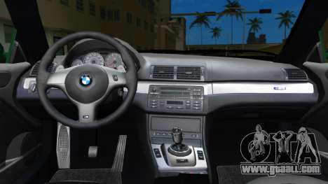 BMW M3 GTR E46 01 for GTA Vice City
